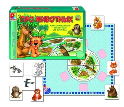 Игра настольная «Про животных»