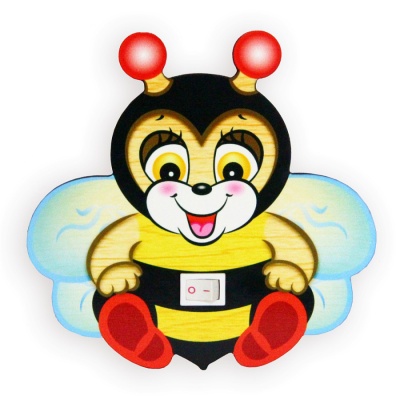 Деревянный ночник «Пчёлка Лёлька»