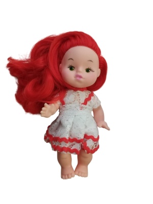 Кукла Стеша с красными волосами