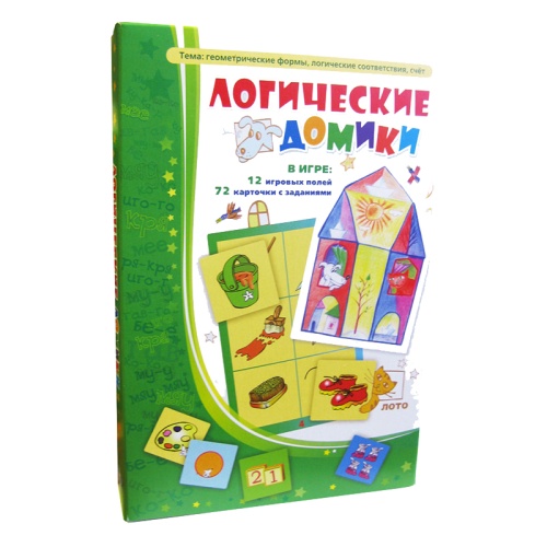 Игровое пособие «Логические домики» А4, Ребус