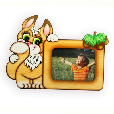 Деревянная фоторамка «Бельчонок Шустрик»