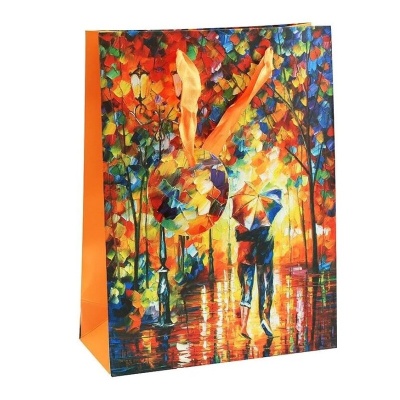 Пакет подарочный Премиум Perfect Craft «Двое под зонтом»