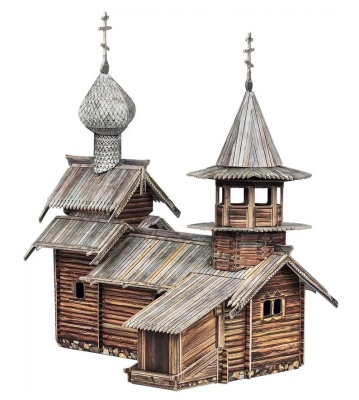 Сборная модель из картона «Часовня Михаила Архангела (о. Кижи)», УмБум