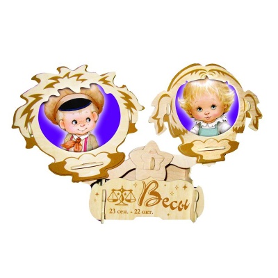 Фоторамка-органайзер Знаки зодиака «Весы», Чудо-дерево