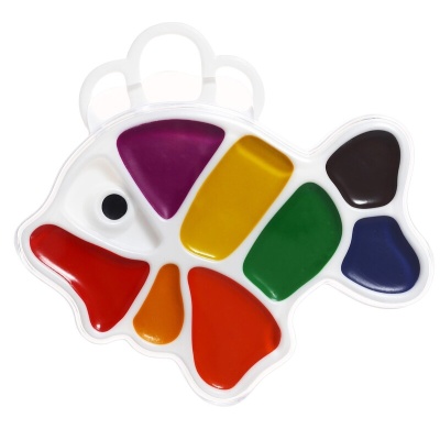 Акварельные краски Луч «Рыбка», без кисти