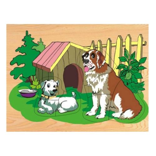 Рамка-вкладыш «Собака и щенок», Чудо-Дерево