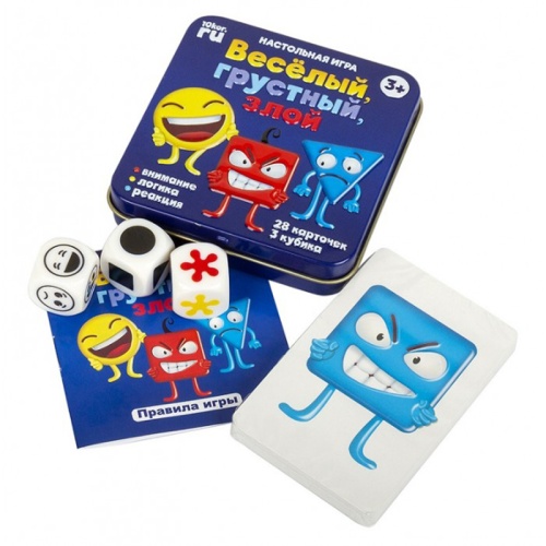 Настольная игра «Веселый, грустный, злой» в жестяной коробке, Десятое королевство