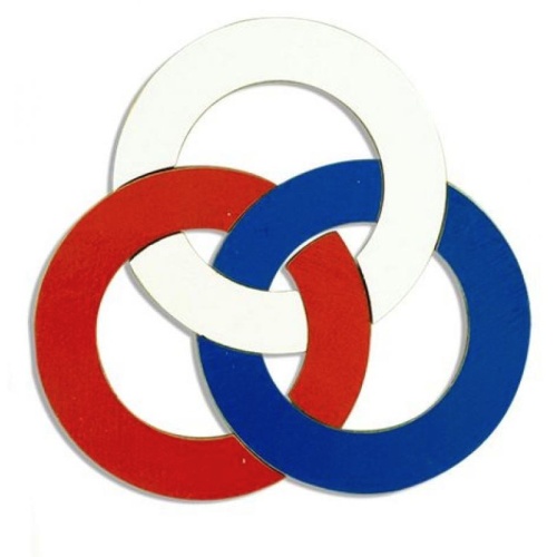 Головоломка «Три кольца», Развивающие игры Воскобовича