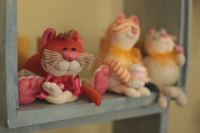 Игрушка ручной работы «Котя ленивый», Нежный ветер