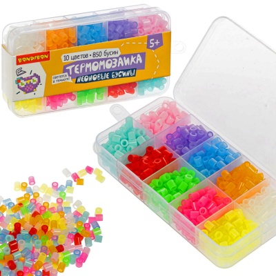 Набор для творчества «Термомозаика. Неоновые бусины»