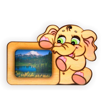 Деревянная фоторамка «Слонёнок Семён»