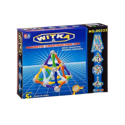 Магнитный конструктор Witka, 36 палочек и 20 шариков