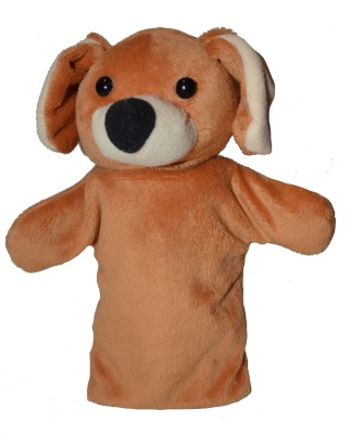 Рукавичка - игрушка «Собачка» рыжая, Дельфин