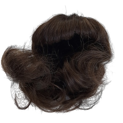 Парик для куклы, цвет каштановый