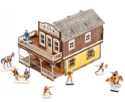 Сборная модель из картона «Банк», УмБум