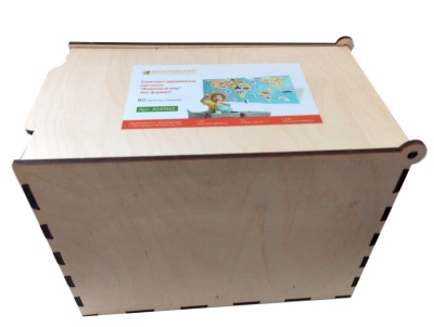 Комплект деревянных магнитов «Животный мир»