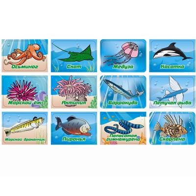 Настольная игра «Сканбол. Подводный мир»