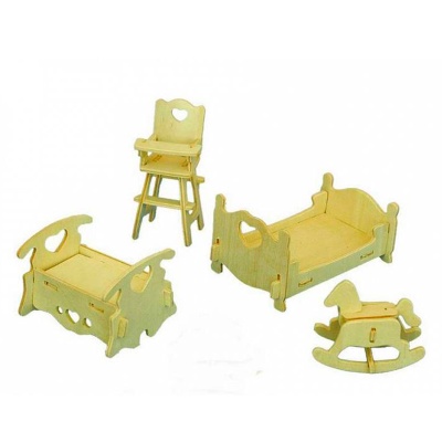 Сборная деревянная модель «Детская спальня» мини, Чудо-дерево