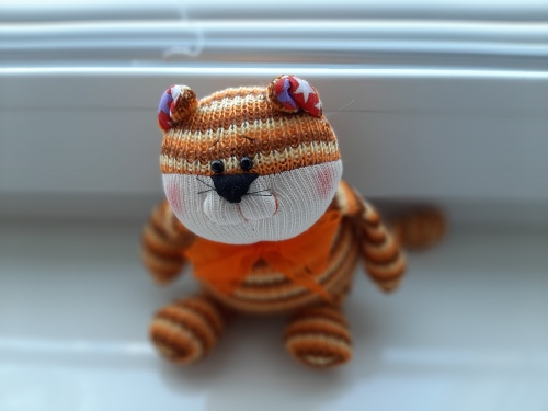 Игрушка ручной работы «Кот Апельсин», Нежный ветер