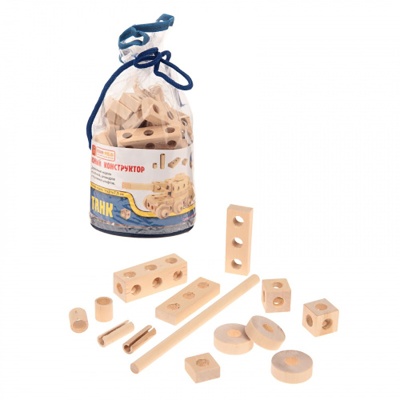 Деревянный конструктор «Танк»