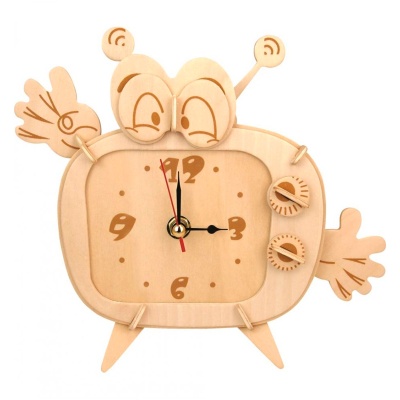 Сборная деревянная модель «Веселые часы», Чудо-дерево