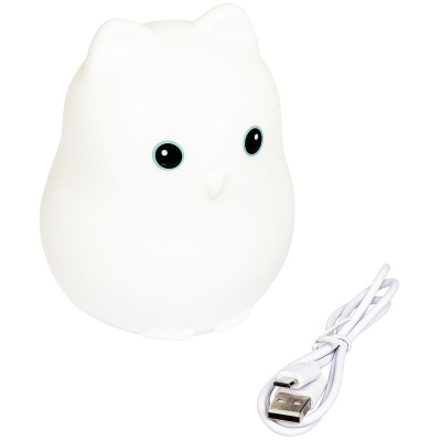 Силиконовая ночная лампа «Сова»