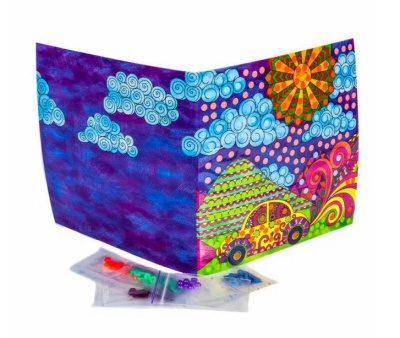 Картина из пайеток «Машина»