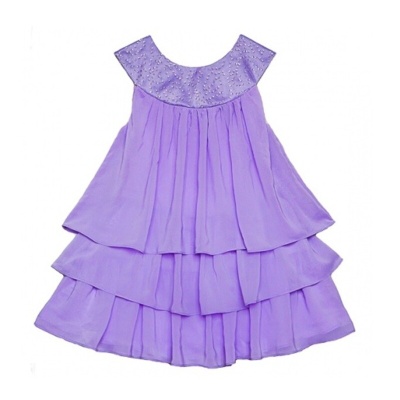 Платье Mia сиреневое с пайетками