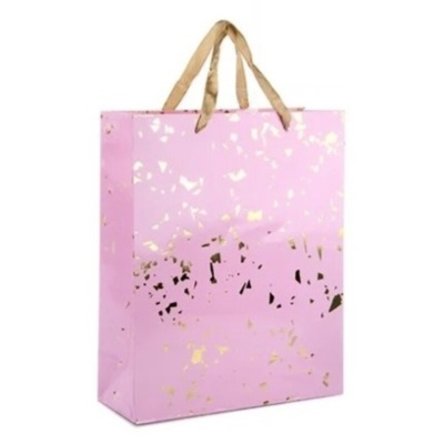 Пакет подарочный ламинированный Veld Co розовый