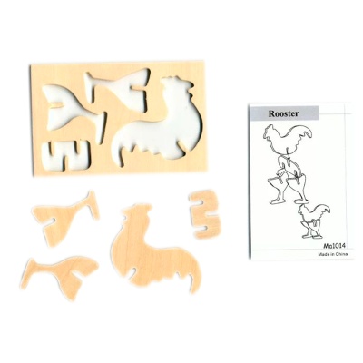 Сборная деревянная модель «Петух» мини МА1014, Чудо-дерево