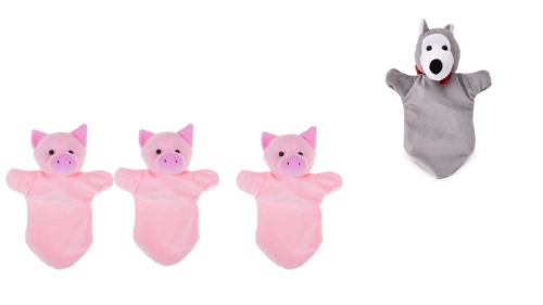 Рукавички - игрушки «Три поросёнка и волк», Дельфин