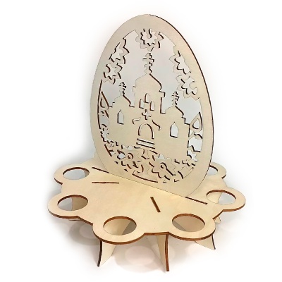 Сборная деревянная модель «Подставка для яиц», Чудо-дерево