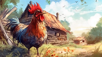 Петух и жерновцы Петух и жерновцы