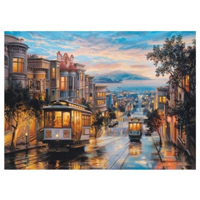 Пазл Pintoo «Вечерние трамваи» Е.Лушпин, 1000 элементов