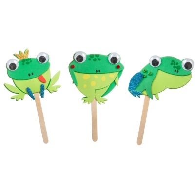 Набор для творчества «Весёлые лягушки» из EVA и пуговиц