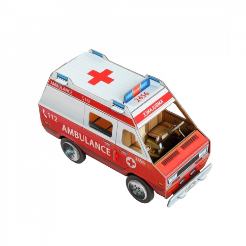 Сборная игрушка из картона «Скорая помощь», УмБум