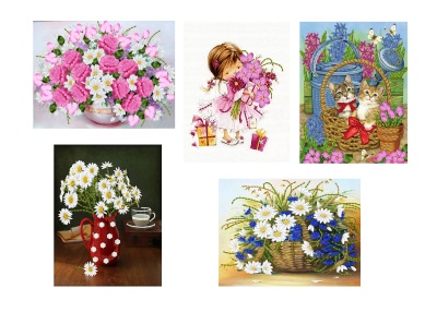 Набор для вышивания лентами А4