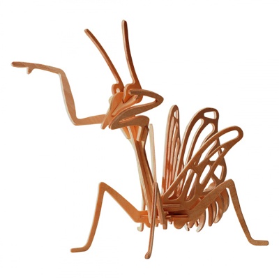 Сборная деревянная модель «Богомол» E019 малый, Чудо-дерево