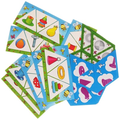 Игровое пособие «Посмотрите сверху вниз» новый дизайн, Ребус