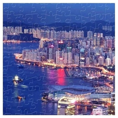 Пазл Pintoo «Гонконг ночью», 1000 элементов