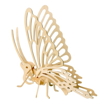 Сборная деревянная модель «Бабочка» Е004, Чудо-дерево