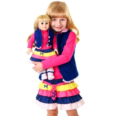 Юбка-каскад Mia цветная