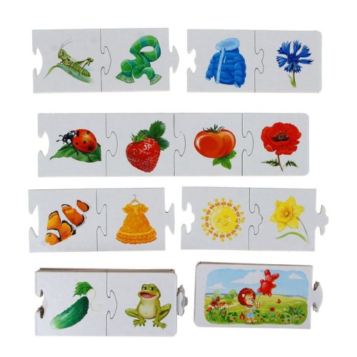 Настольная игра «Собери цепочку. Учим цвета», Улыбка