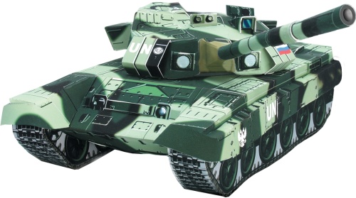 Сборная модель из картона «Танк Т-90 UN», УмБум