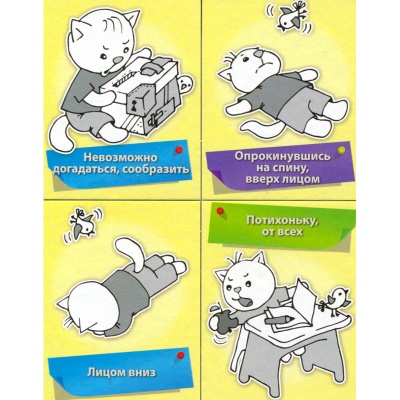 Игровое пособие «Котовасия в наречиях», Ребус