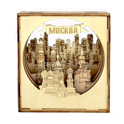 Объемная сувенирная открытка «Москва», Чудо-дерево