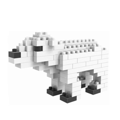 Конструктор LOZ «Белый медведь» mini