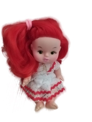Кукла Стеша с красными волосами