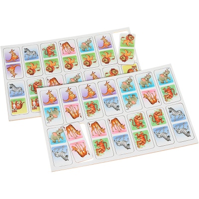 Домино «Играем с Левиком. Веселый зоопарк»