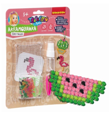 Набор для творчества «Аквамозаика. Фламинго с фруктами»